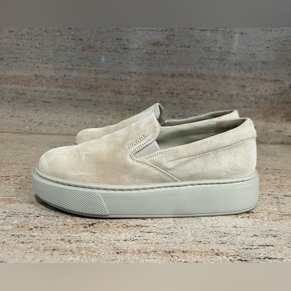 PRADA Women’s Slip-on Sneaker - Nude - Picture 2 of 13
